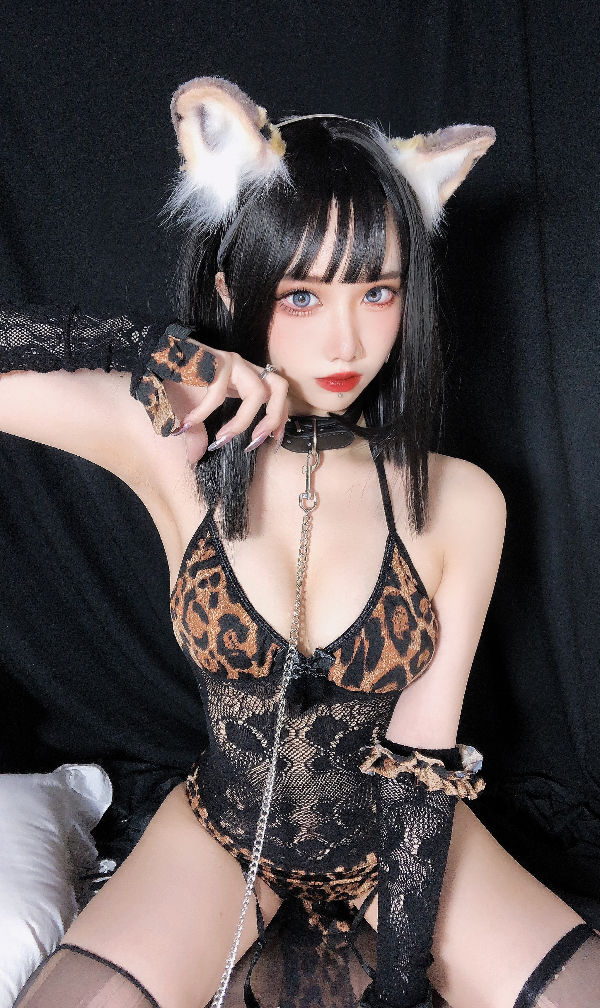 果咩酱w - NO.022 豹女妹妹 [25P]-XikXak